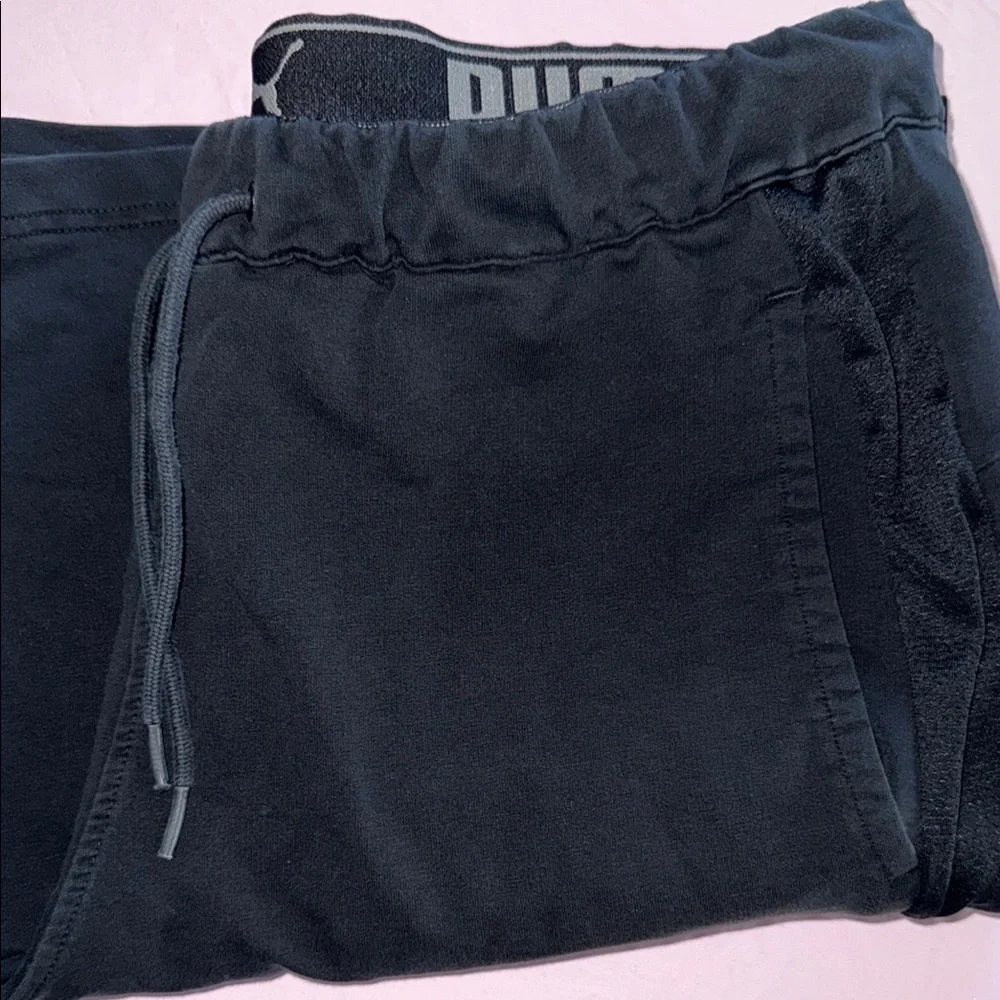 Puma Black Athletic Shorts (size L)